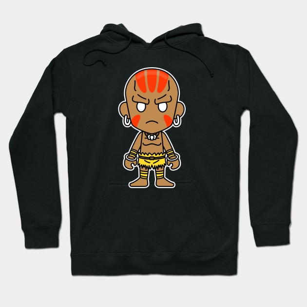 Chibi Dhalsim Hoodie by Chibi Pops